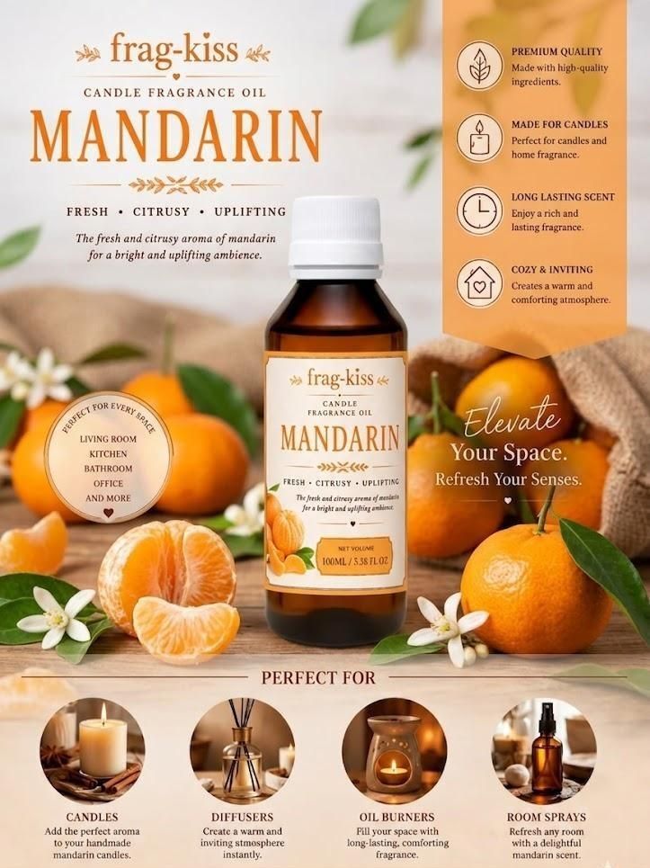 frag-kiss mandarin Aroma Oil Mandarin Fragrance Oil-picture-14