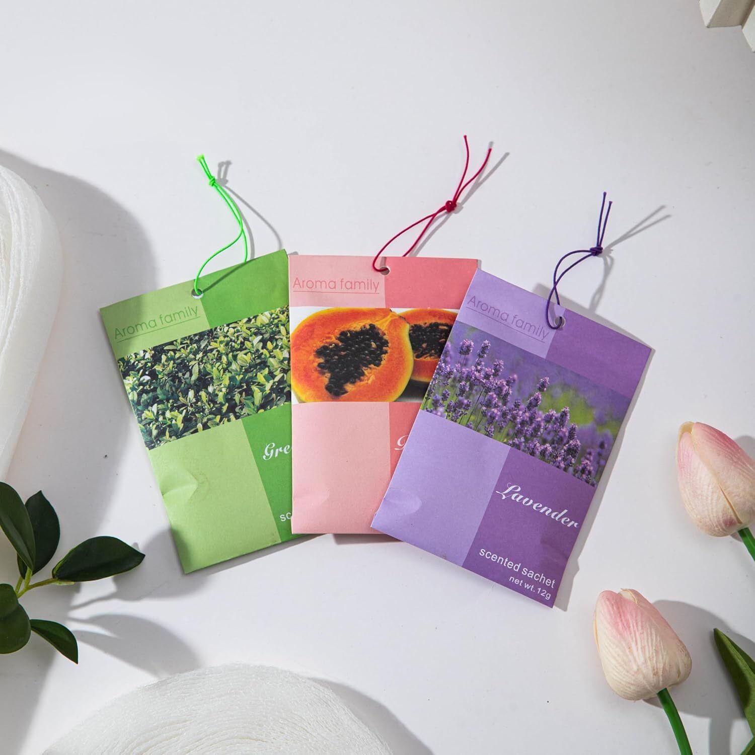 kalyastudio rose, lavender, lemon, jasmine, ocean, sakura, white tea, bluberrie, gardenia, fig, cotton Diffuser Aroma Air Fragrance Pouch sachet (3psc)-picture-13