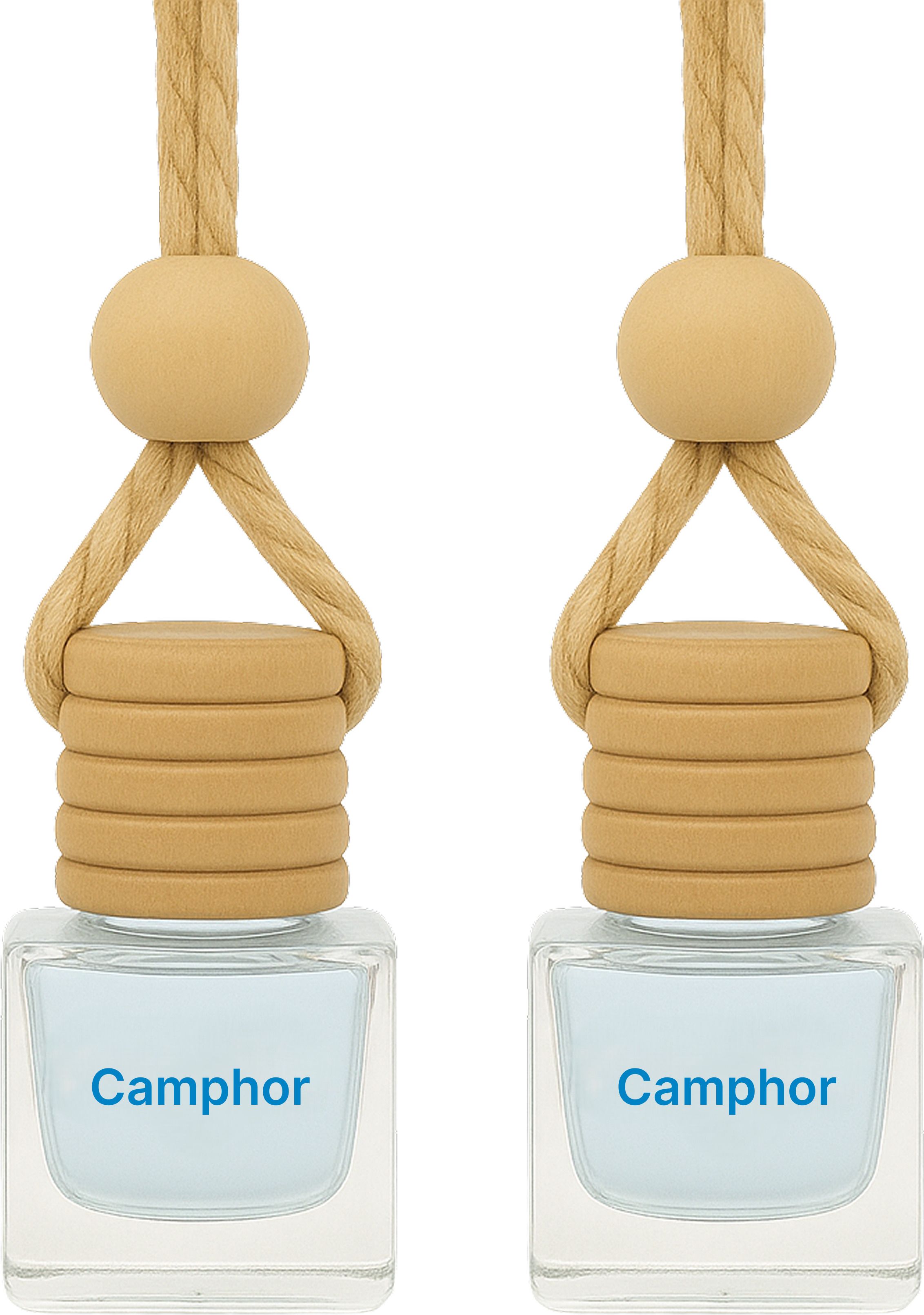 urbuniquien Camphor Car Air Freshener Hanging Bottle 8ml Pack of 2 Diffuser Set-picture-11