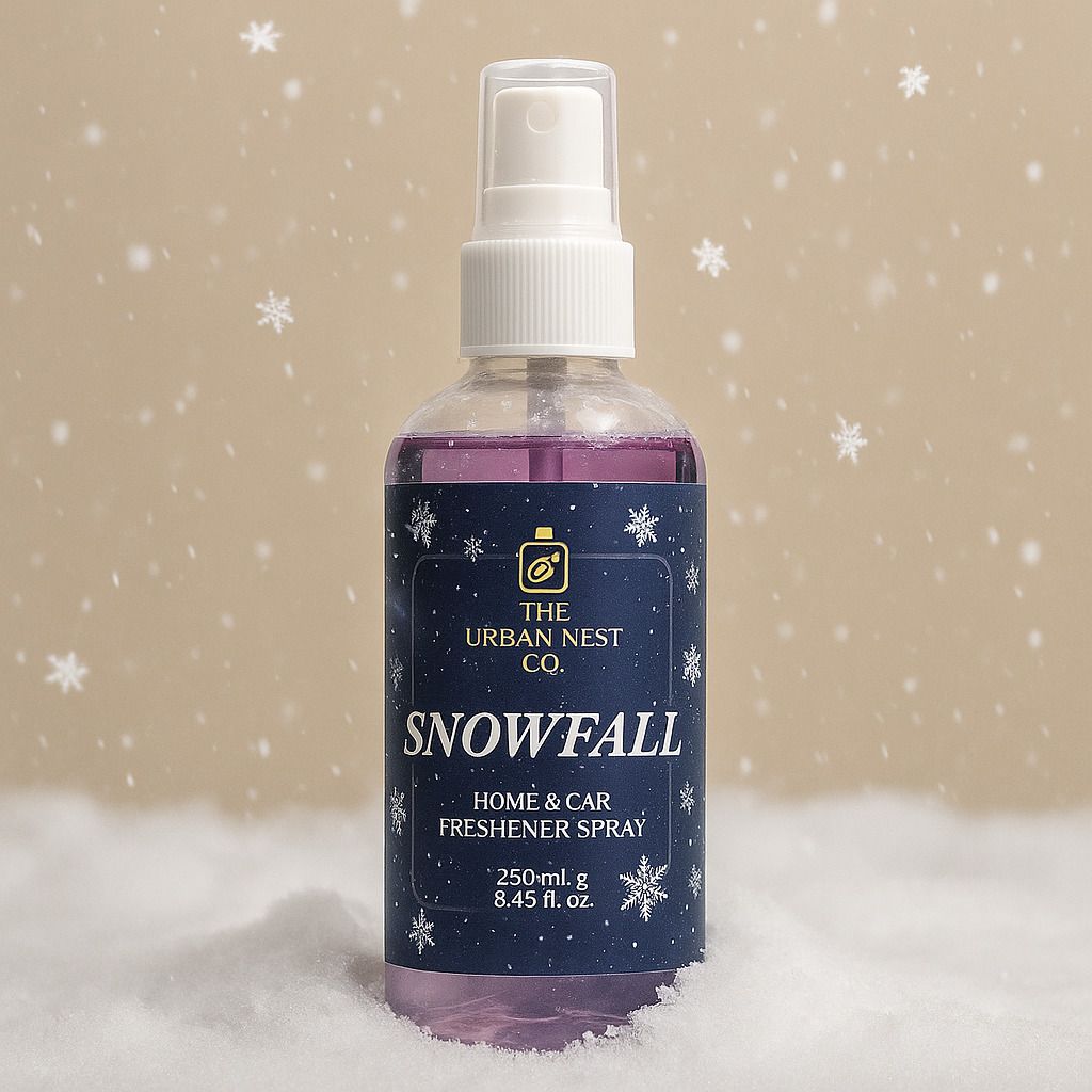 the urban nest co. Snowfall Spray Home & Car Freshener Spray | Celebrations & Rose | Long-Lasting Air Freshener | 250-picture-34