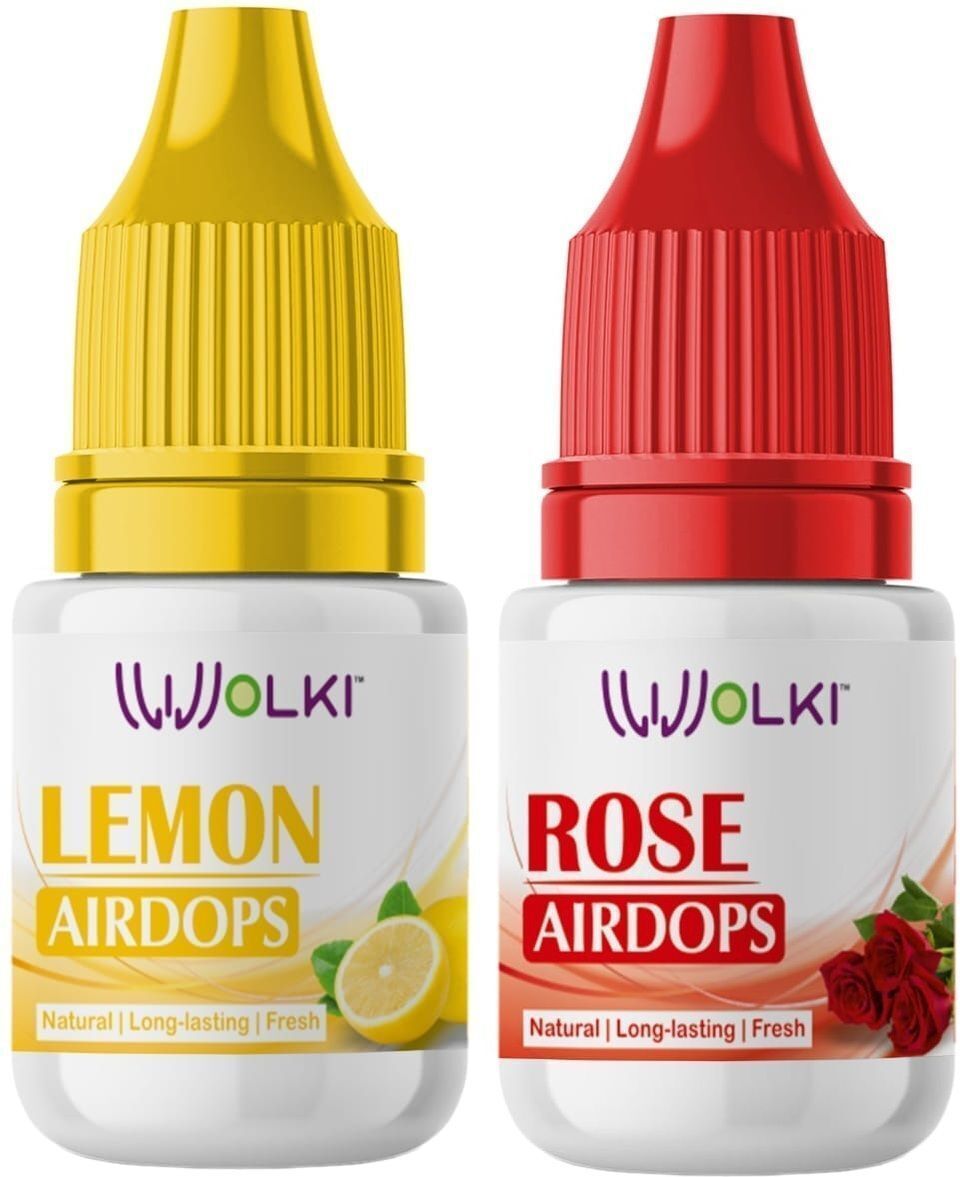 wolki lemon, rose Car Freshener Refill lemon & rose air freshner for room, toilet, car, bathroom-picture-17