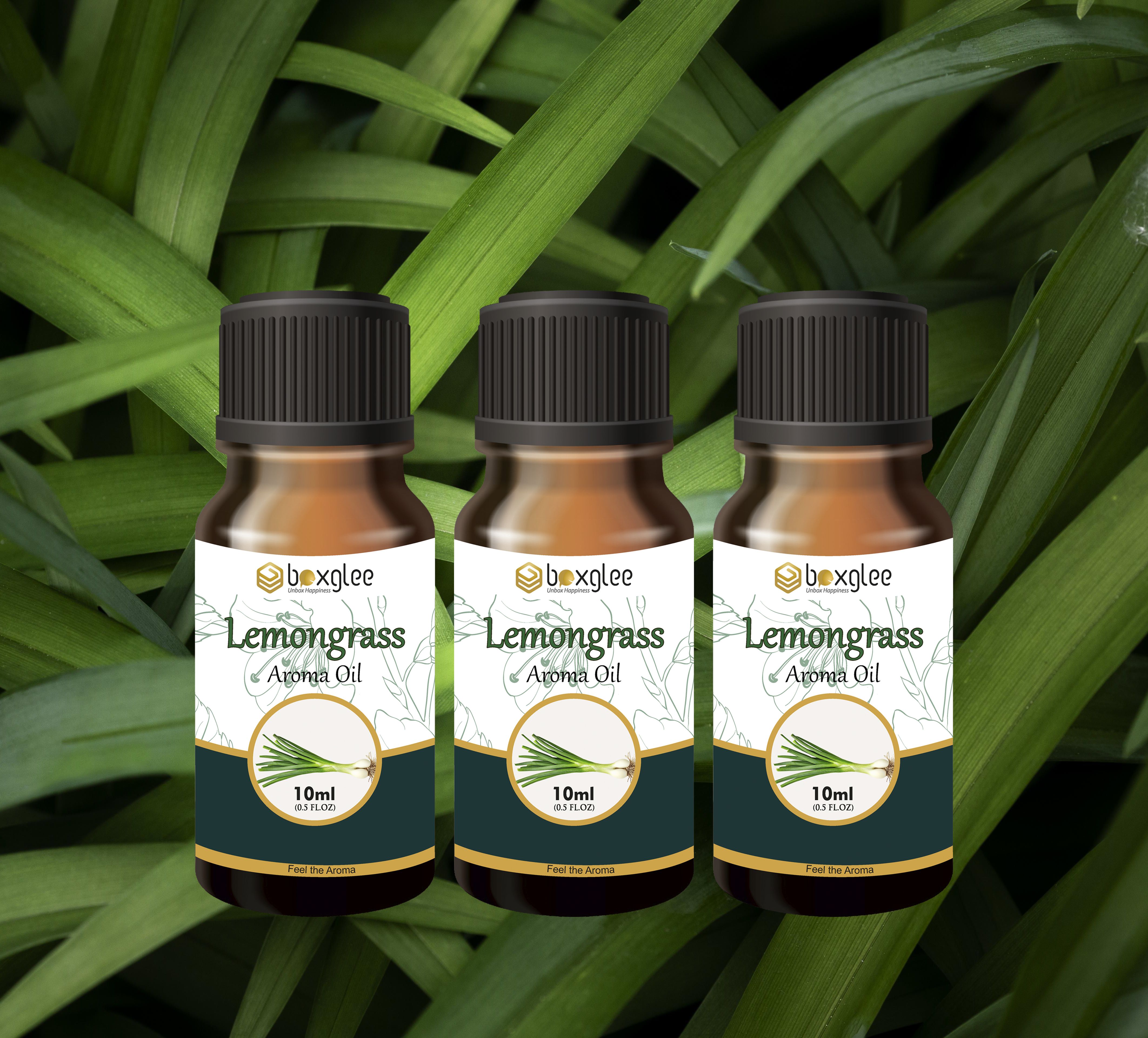 multi fragrance Aroma Oil Lemongrass Aroma Oil 10ml Pack of 3 for Diffuser & Home Fragrance A99-image-39
