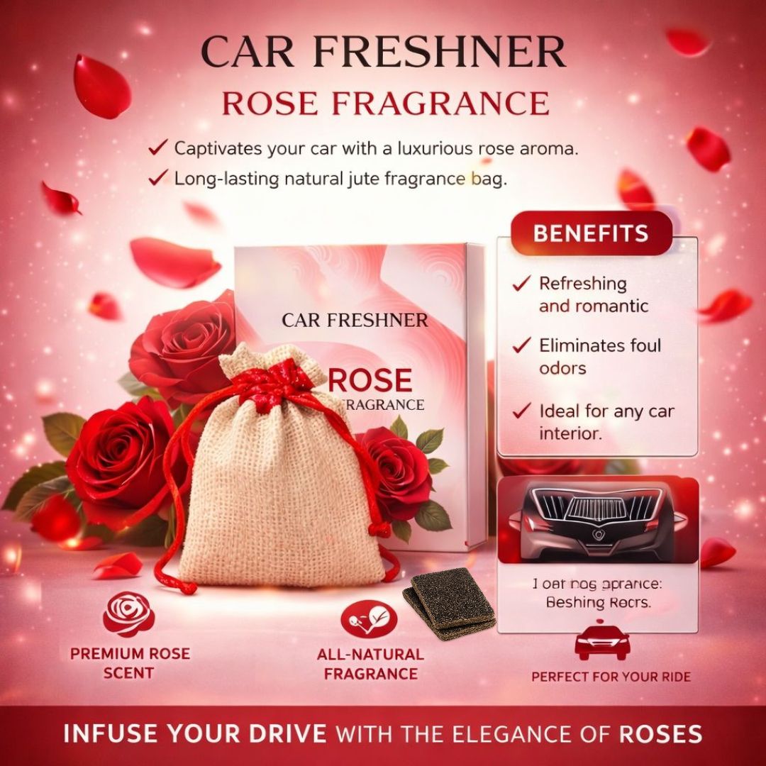 b.k accessories Rose Diffuser Rose Diffuser Bar For Car, Home, Office, Indoor Perfume & Strong Fiber Long Lasting Fragrance-picture-12