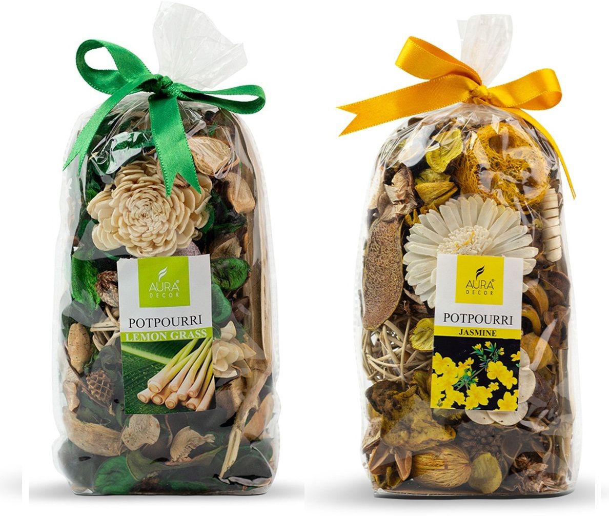 auradecor Lemon, Jasmine Potpourri Dried Potpourri Jasmine & Lemon Different Fragrance Set Of 2 Air Freshener.-picture-23