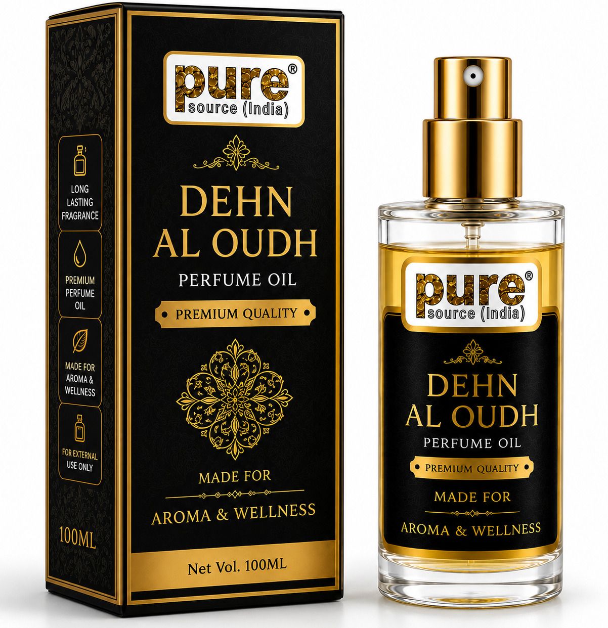 Dehn AL Oudh Spray Premium Long Lasting Luxury Arabian Oud Fragrance-image-17