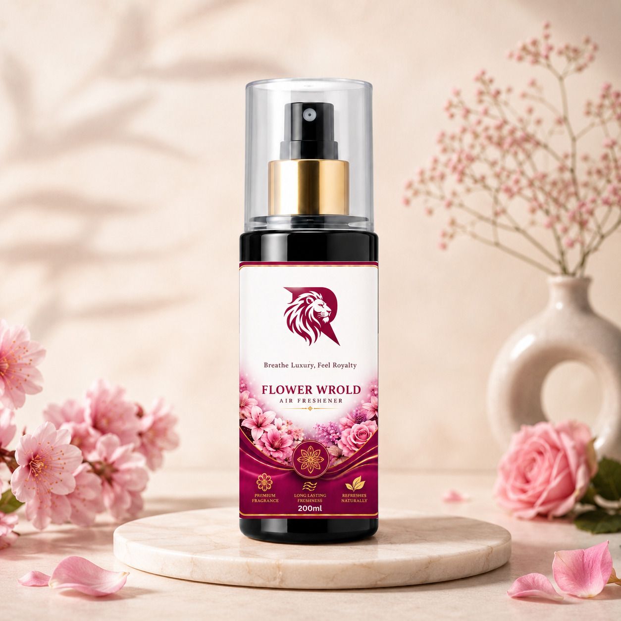 slayer Floral Spray Flower World Air Freshener Spray | Long Lasting Floral Room Freshener | Home, Bathroom, Office & Car Air Freshener | Premium Odor Eliminator-picture-37