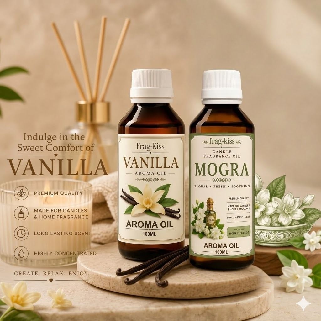 Mogra Vanill Aroma Oil FR Mogra Vanilla Candle Oil-image-32