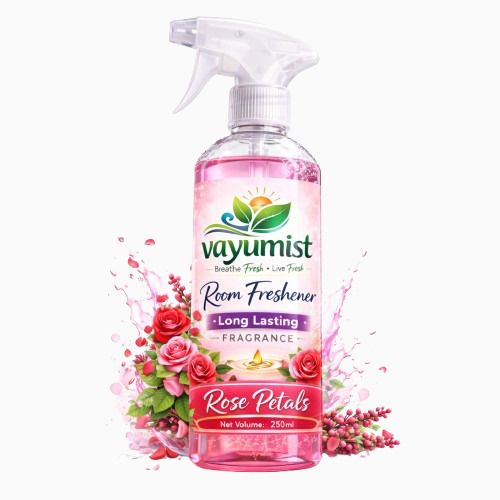 vayumist Rose Car Freshener Spray Rose Freshener Spray 250ml | Long-Lasting Freshener | Eliminates Bad Odors | Romantic Sweet Floral Rose Scent for Car-picture-24