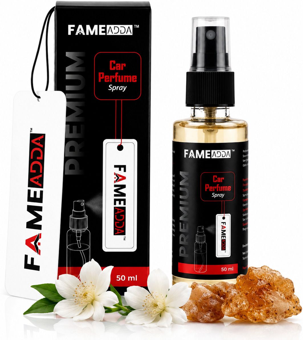 fameadda Musk Spray Premium Car Perfume Luxury Spray 50 ML with Hanging Card/Travel Friendly Car Air fresheners 350+ Sprays/Car accessories interior/Eliminates Bad Odour for Car, Office & Home-picture-30