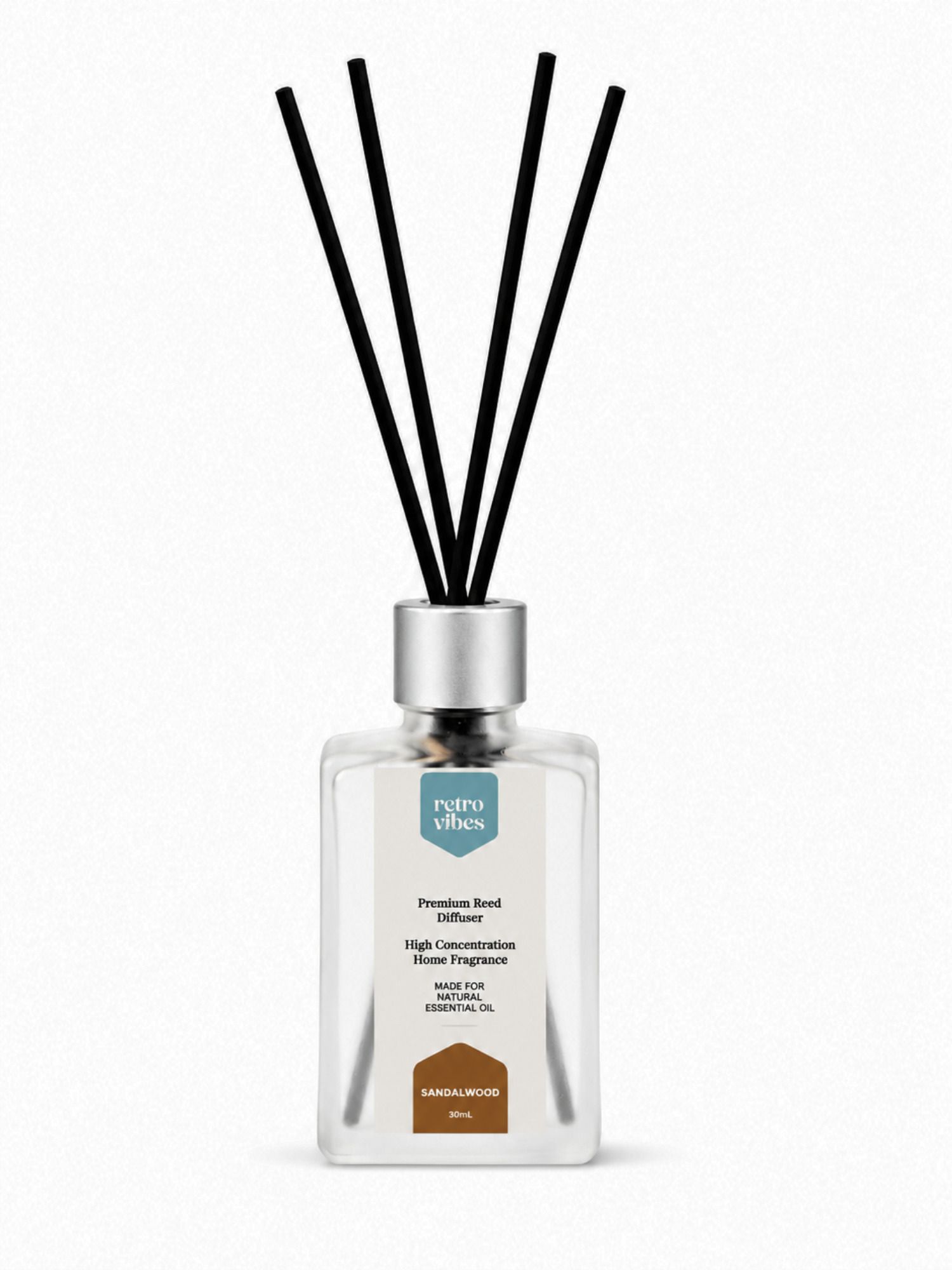 Sandalwood Diffuser Set Reed Diffuser 30Ml with 5 Reed - Sandalwood-image-16