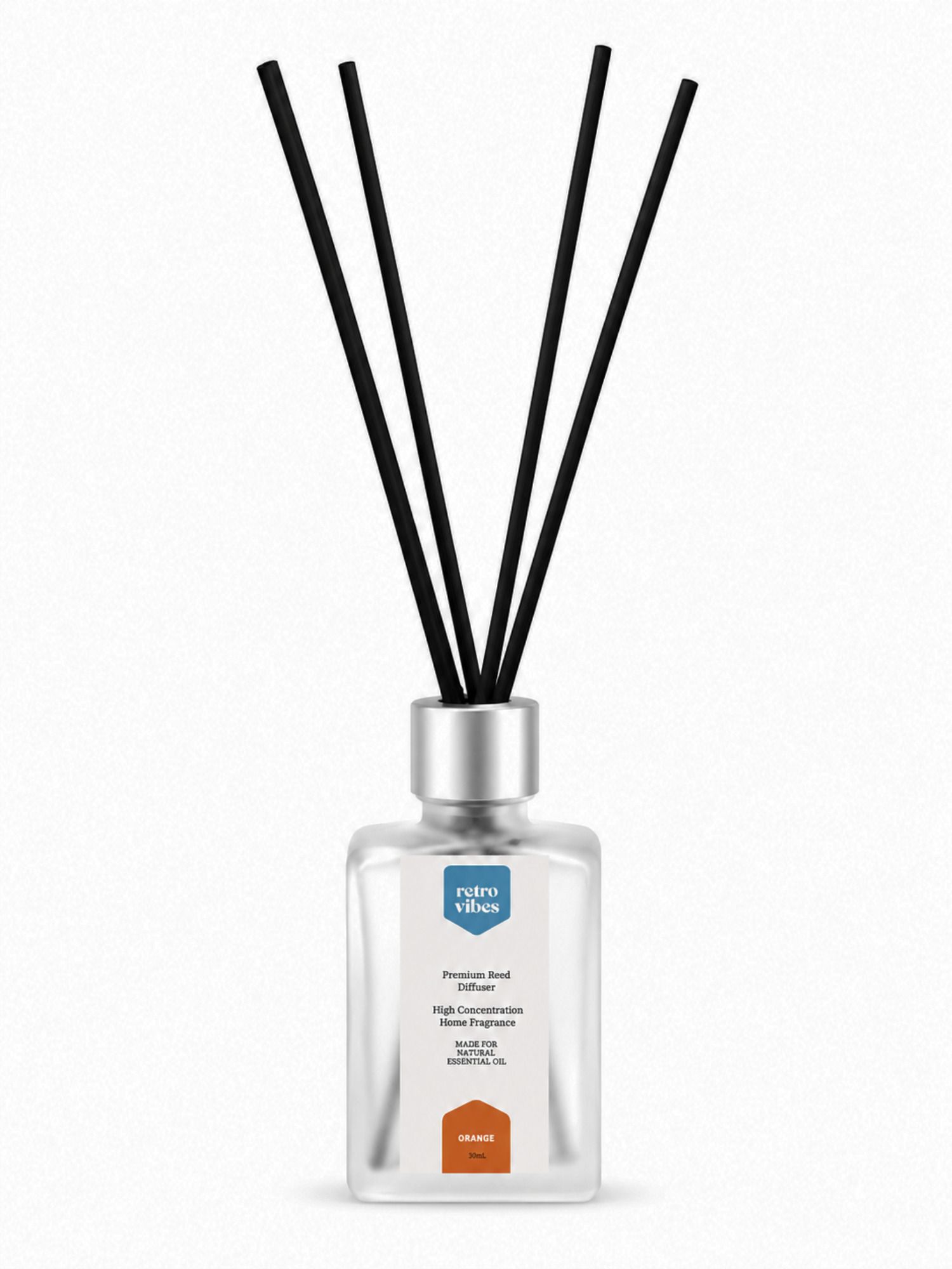 Orange Diffuser Set Reed Diffuser 30Ml with 5 Reed - Orange-image-4