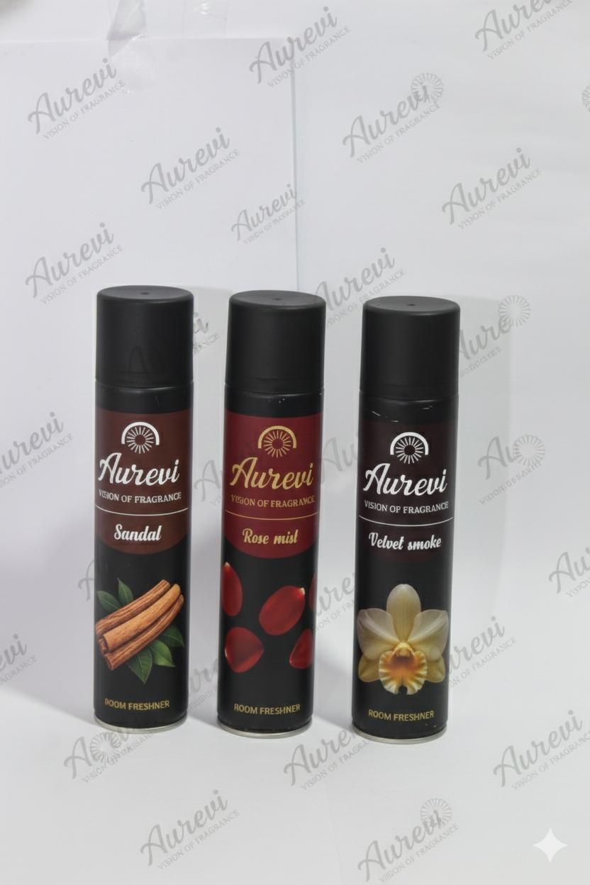 aurevi Rose, Velvet smoke, Sandal, Fresh Spray Classic room freshner-picture-33