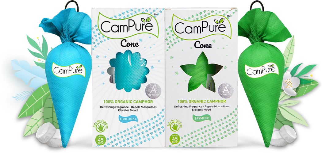 cone air freshener - original & jasmine - pack of 2 potpourri
