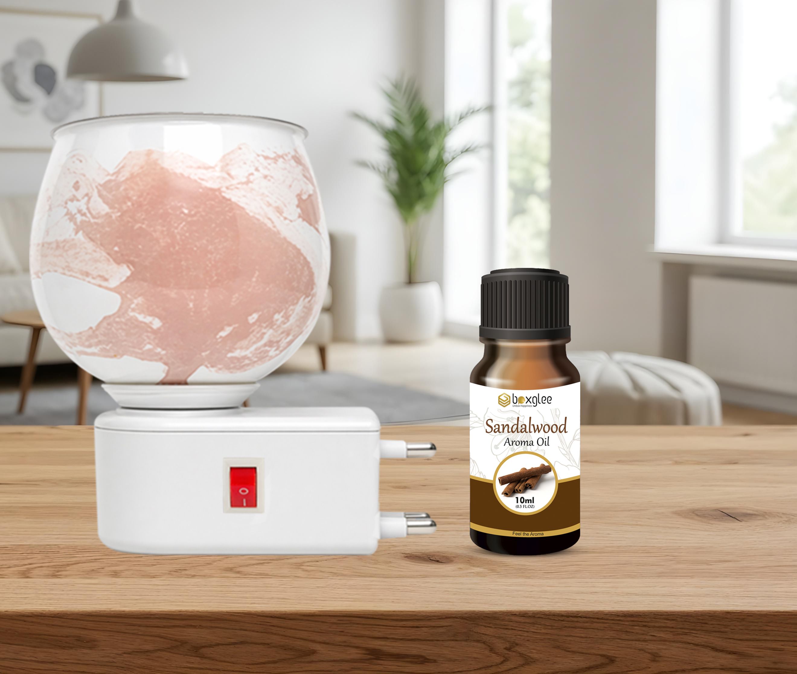 boxglee Multifragrance Diffuser Set Decorative White Marble Kapoor Dani with 1 Sandalwood Oil 10ml for Home Office Spa A97-picture-28