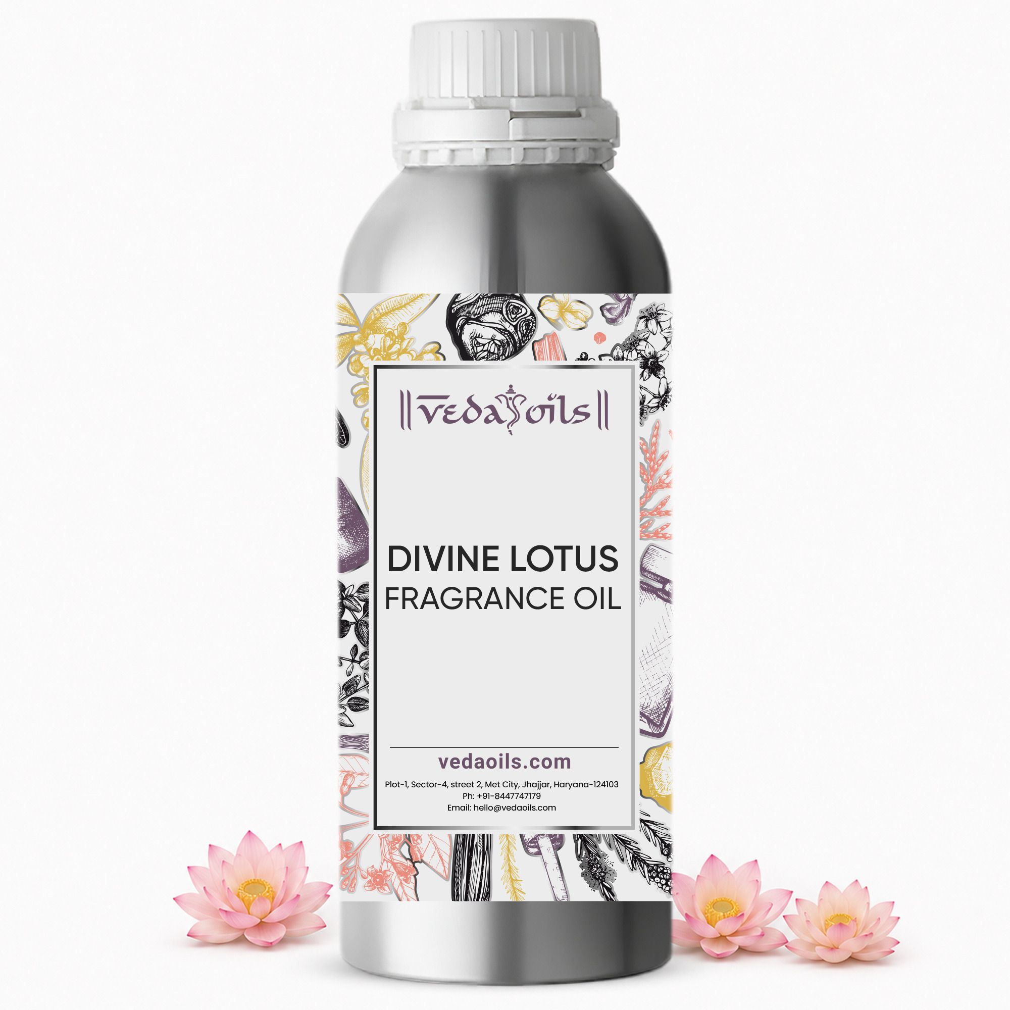vedaoils Divine Lotus Aroma Oil, Diffuser Divine Lotus-picture-29