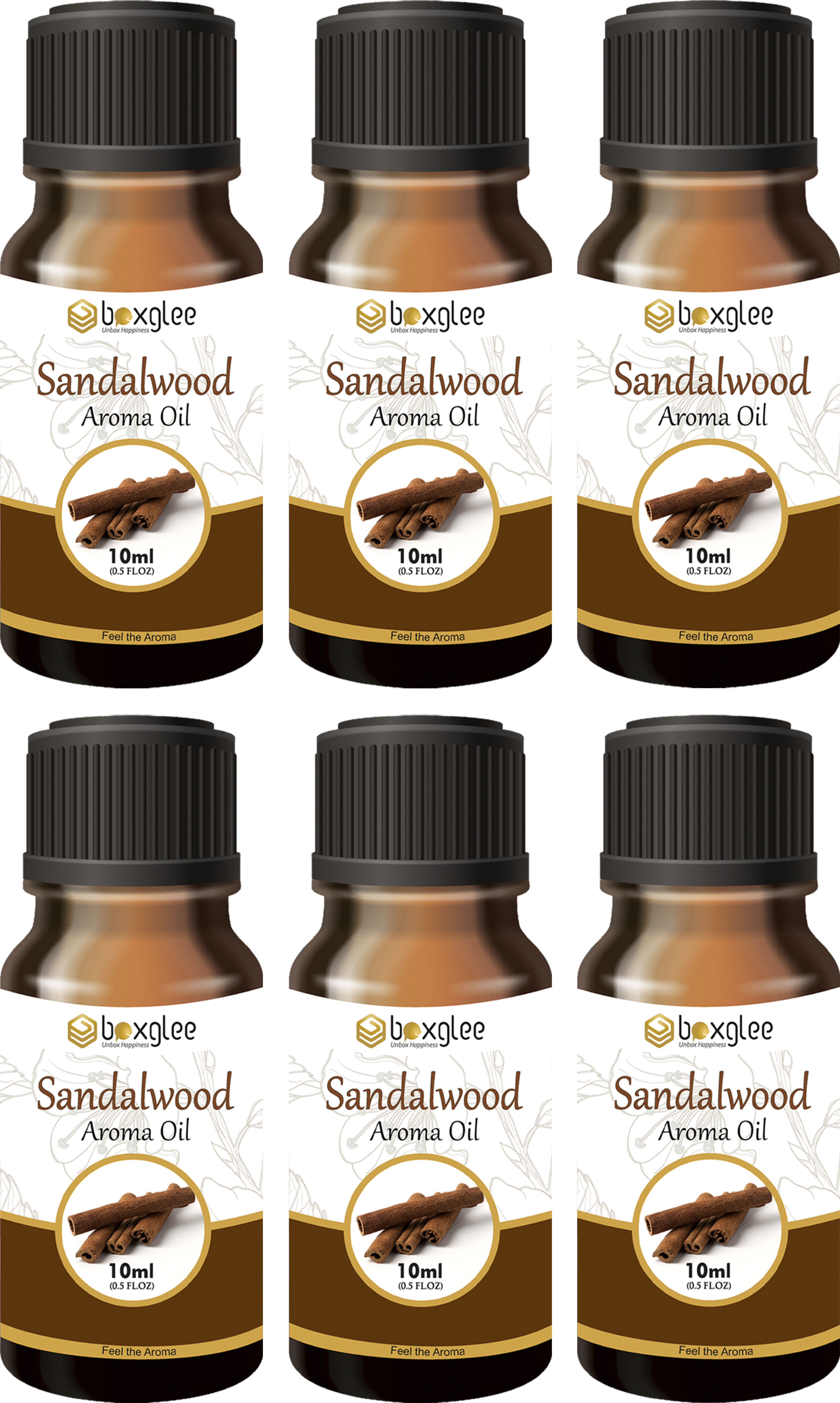 multi fragrance Aroma Oil Sandalwood Aroma Oil 10ml Pack of 6 for Diffuser & Home Fragrance A41-image-18