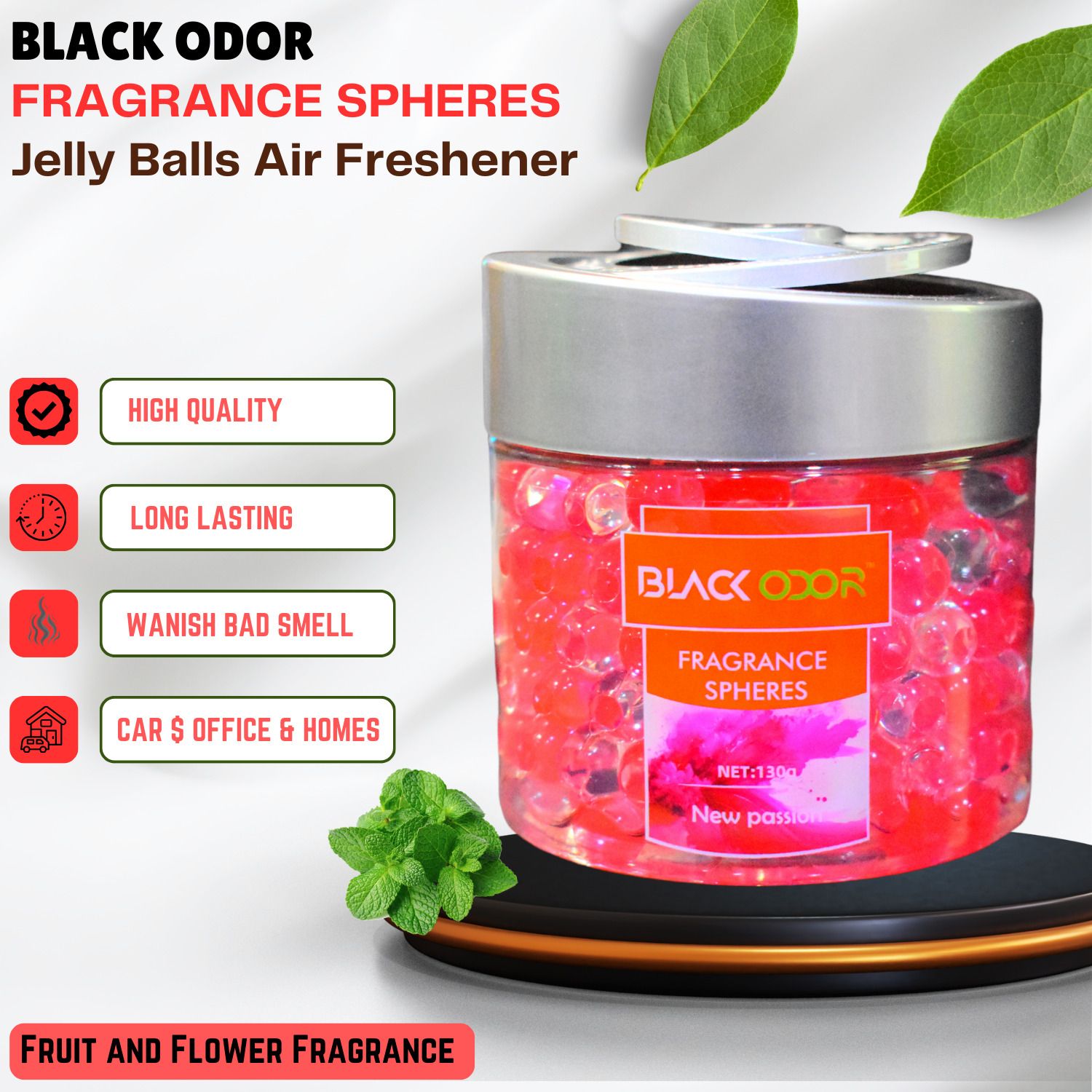 srphere New Passion Fragrance Spheres Jelly Balls Red Air Freshener for Car and Home Diffuser-picture-18