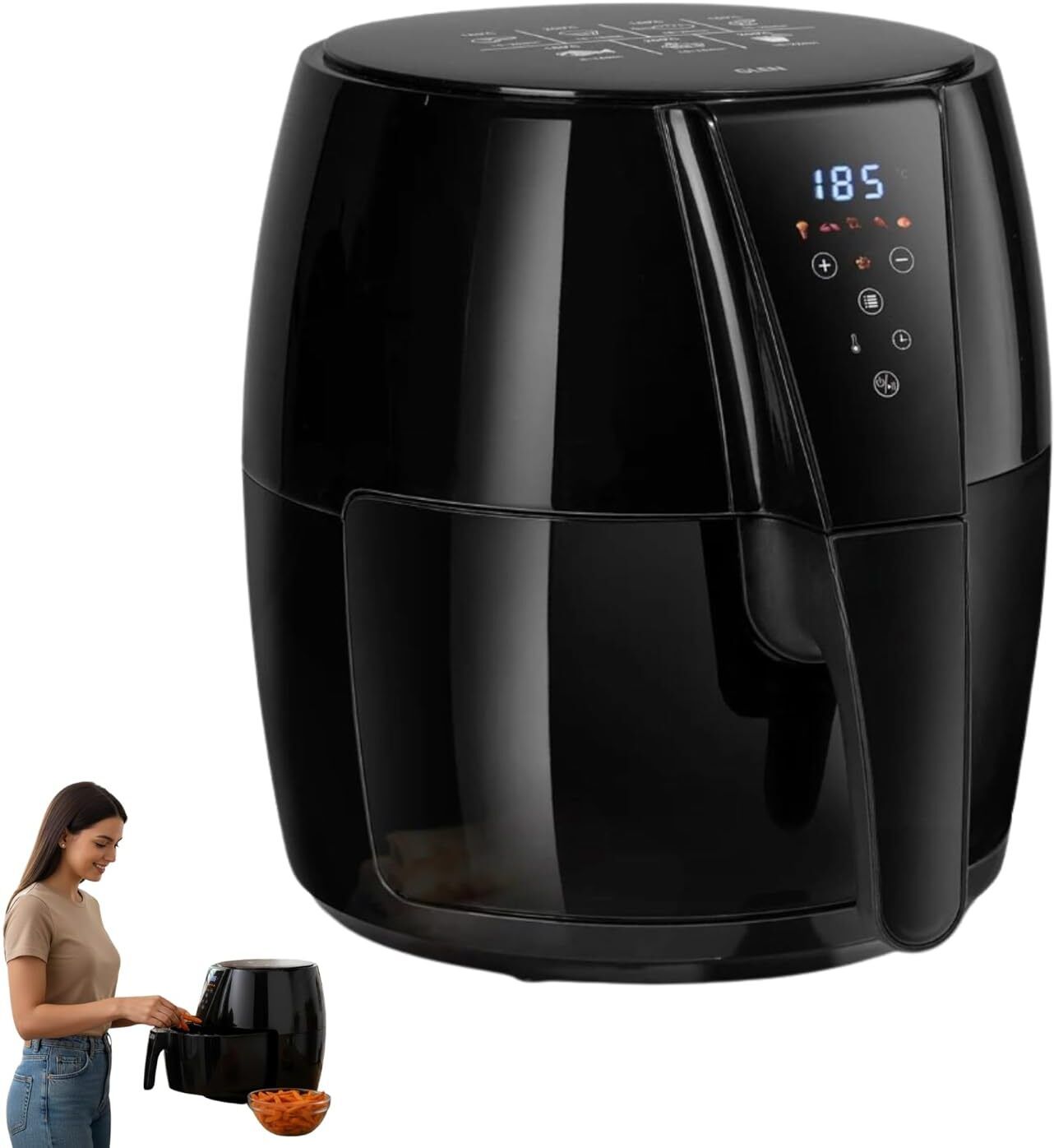 Digital Air Fryer 4.2L Gift | Oil-Free Fry, Bake, Roast & Grill Appliance Air Fryer-image-35