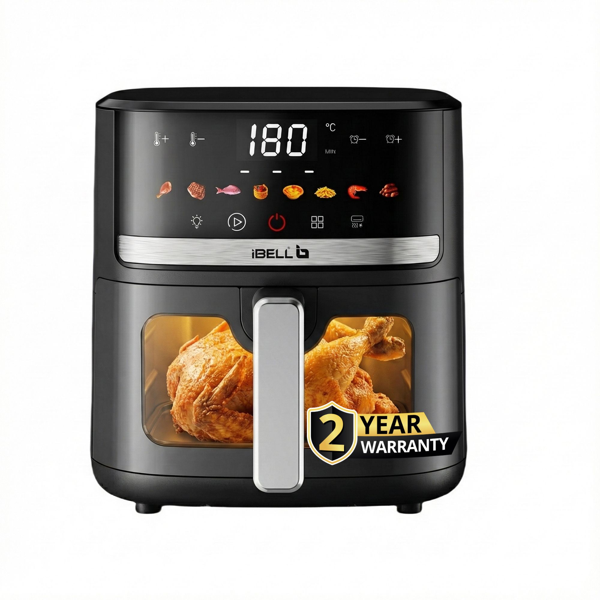 AEROFRY55 Digital Air Fryer Oil Free Cooking Multi-Function Adjustable Time Temp Air Fryer-image-48