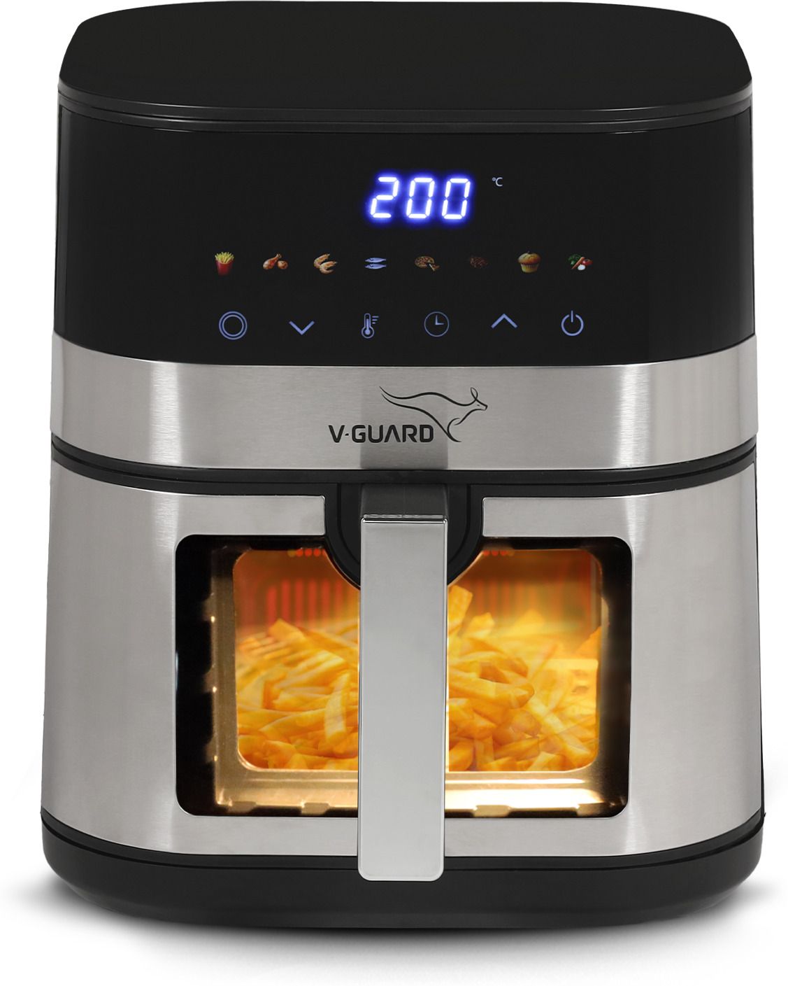 Emocia Pro Air Fryer 5 Litre Capacity for 3-5 People | See-Through Window Air Fryer-image-46