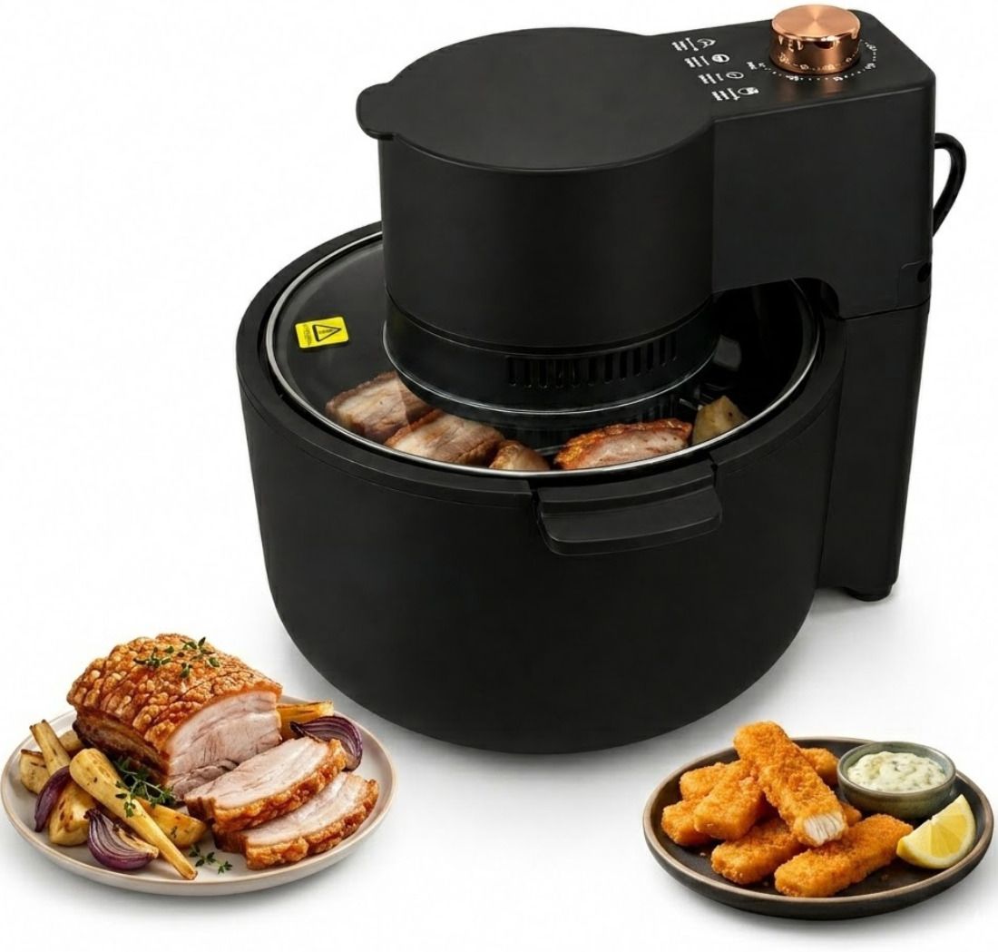 nivkez 6.5L Digital Air Fryer with 1200W Power & Adjustable Temperature Control Air Fryer-picture-8