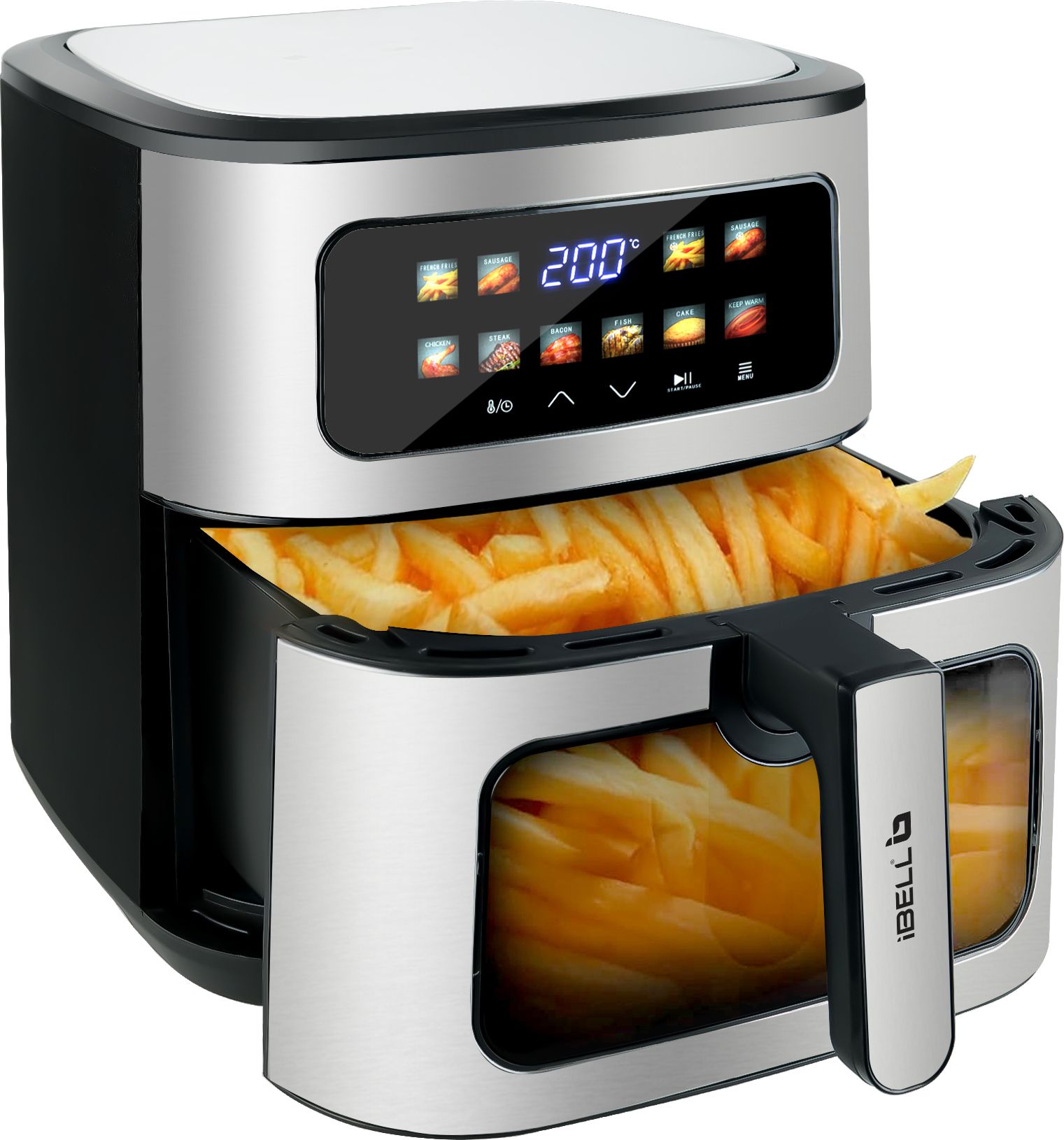 ibell AEROFRY800 Air Fryer,1800W, 10 Preset, Heavy duty, Touch screen, Dishwasher Safe Air Fryer-picture-30