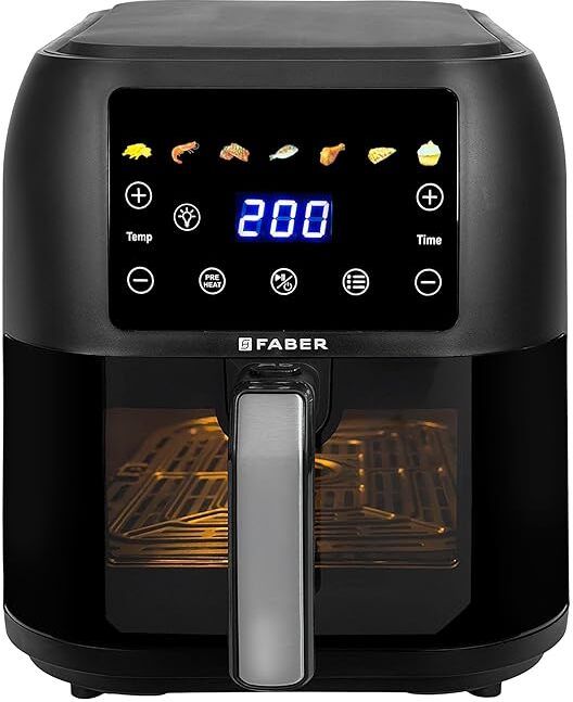 faber 8L 1700W Digital Air Fryer|Fry, Bake, Roast|85% Less Oil, 200°C Swirl Heating Air Fryer-picture-26