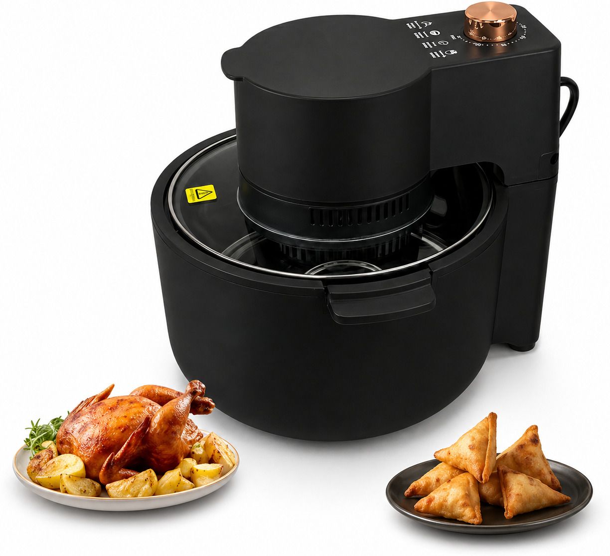 Instant Electric Air Fryer 6.5,Uses Up to 80% Less Fat, Healthy Oil-Free Cooking Air Fryer-image-24