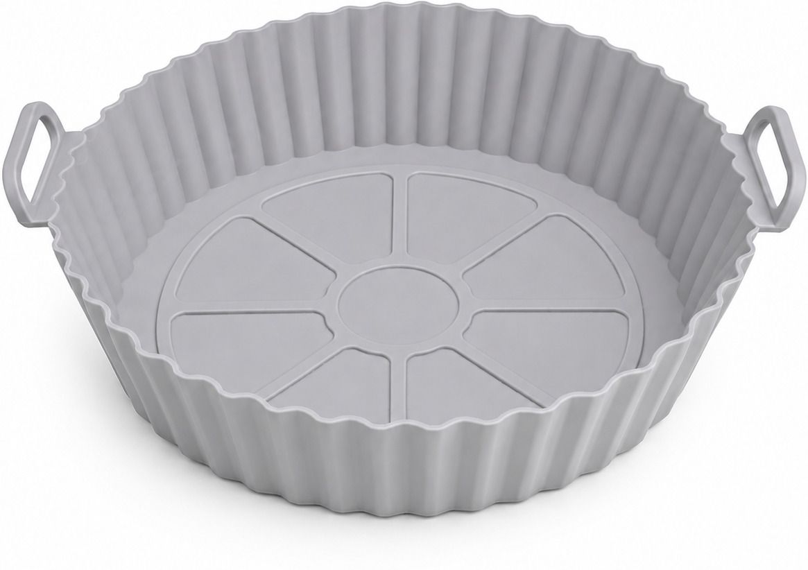 8 Inch Air Fryer Silicone Liners Round Basket Tray Pack of 1 Air Fryer-image-21