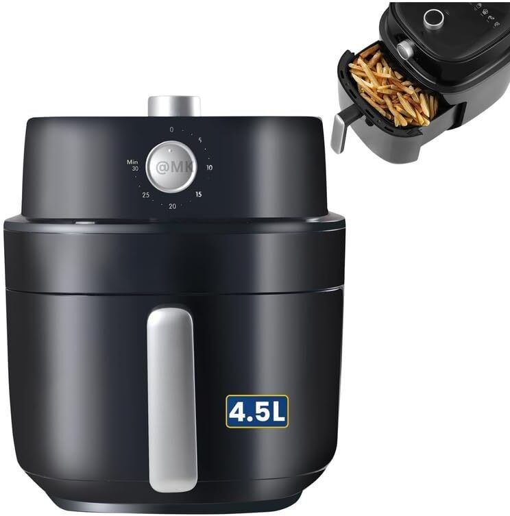 Manual Air Fryer 4.5L | 1400W Oil-Less Cooker | Kitchen Gift Air Fryer-image-34