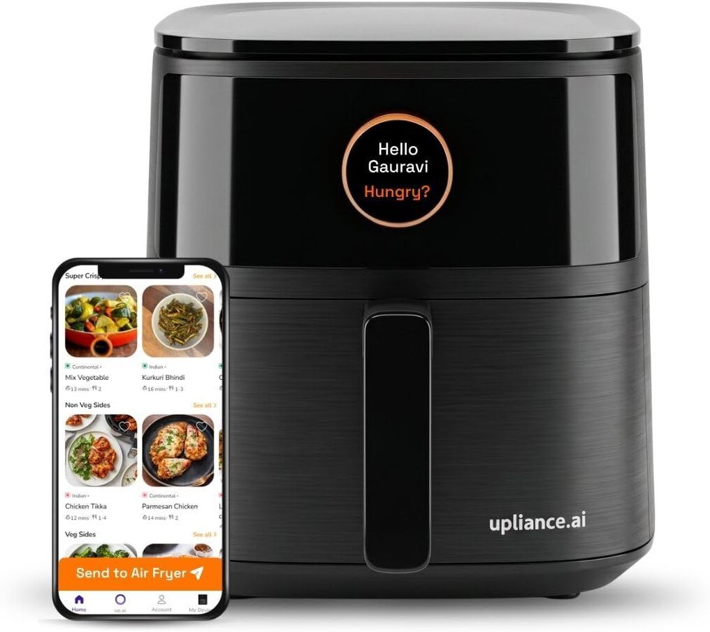 Smart Air Fryer 5L UpAI AMOLED Touchscreen Dial App Controlled Air Fryer-image-24