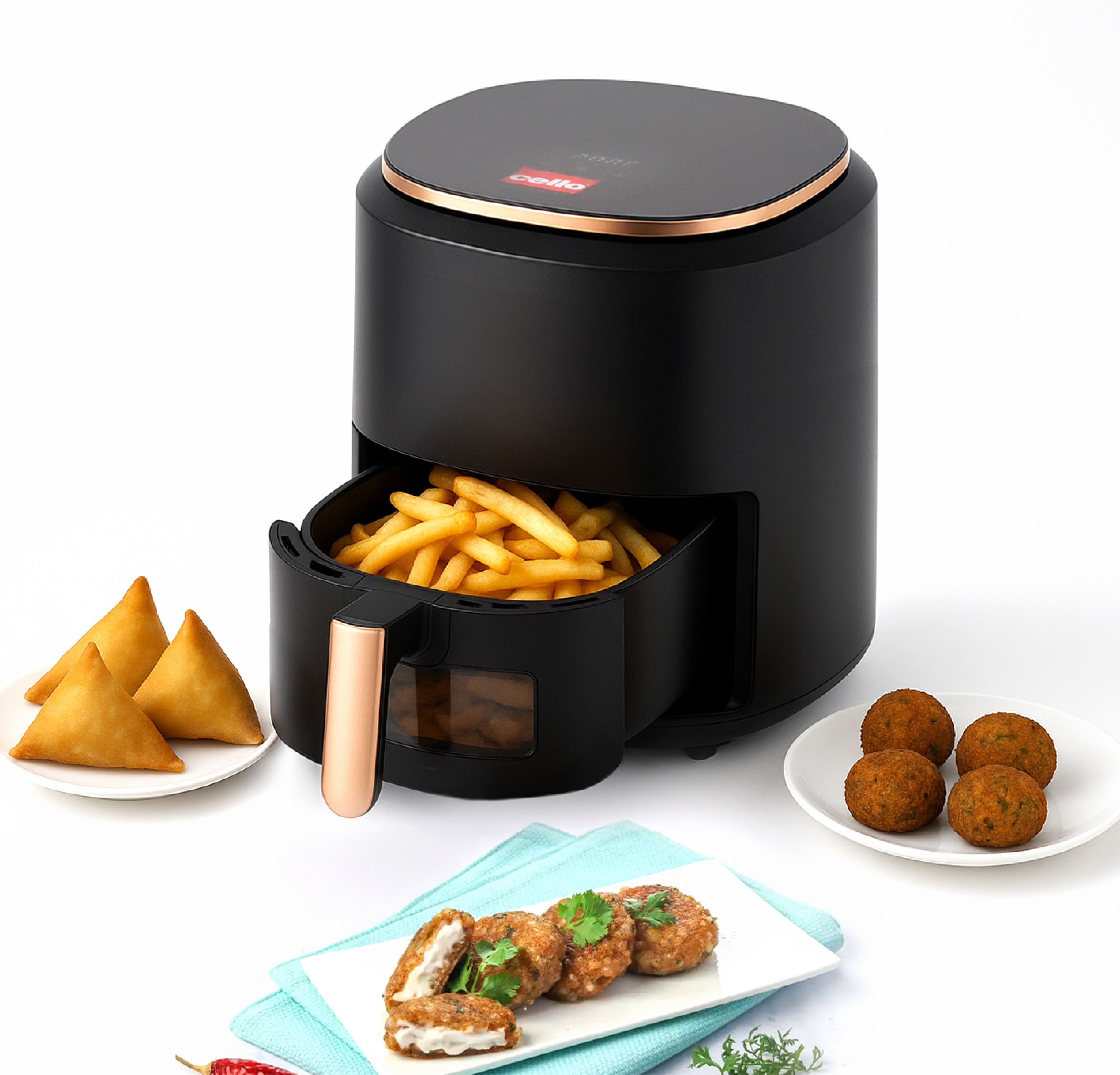 Smart Pro Digital Display & Touch Control Panel, Uses up to 90% Less Fat 1400 W Air Fryer
