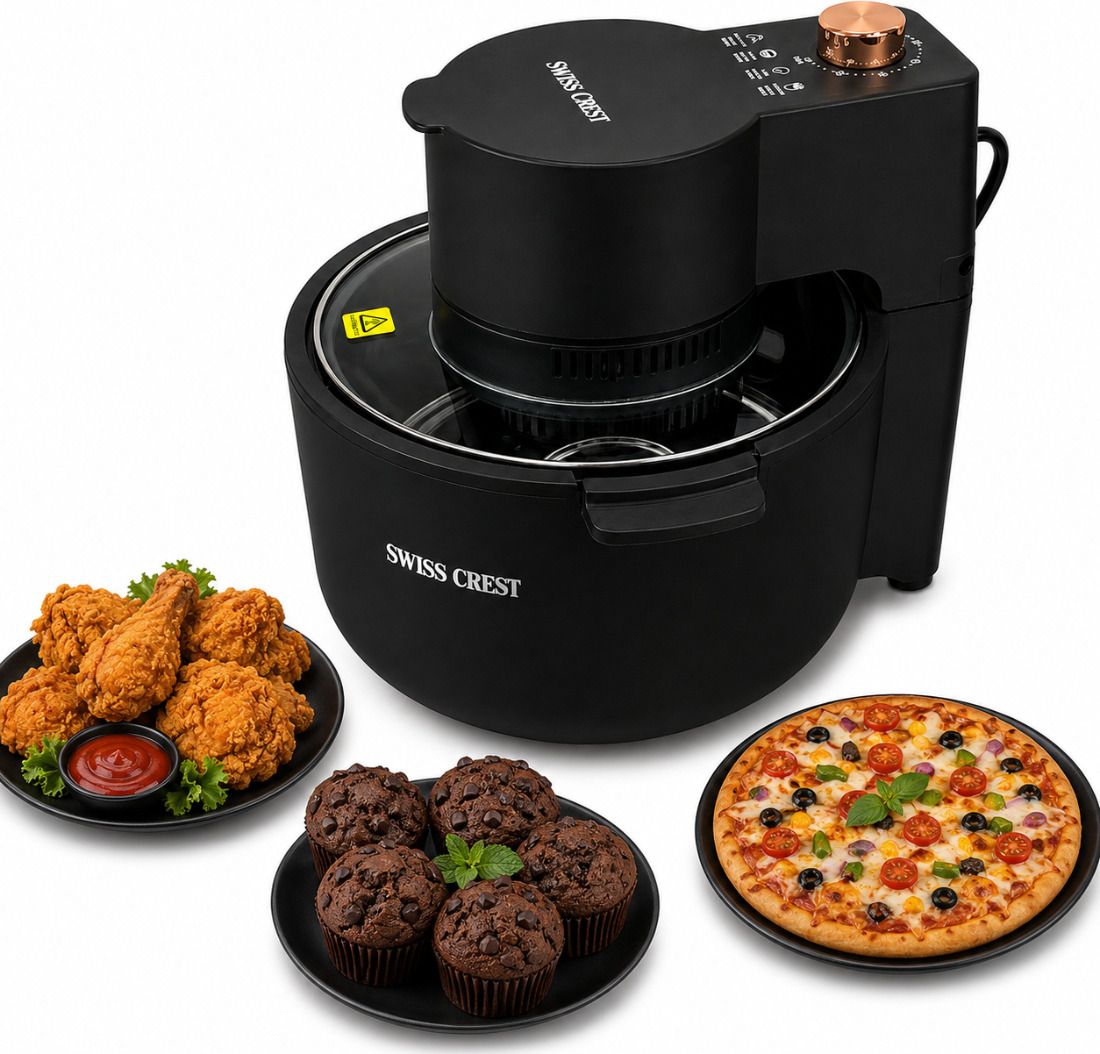 Healthy Oil Less Air Fryer 6.5L with Temperature Knob & Timer Control Air Fryer-image-25