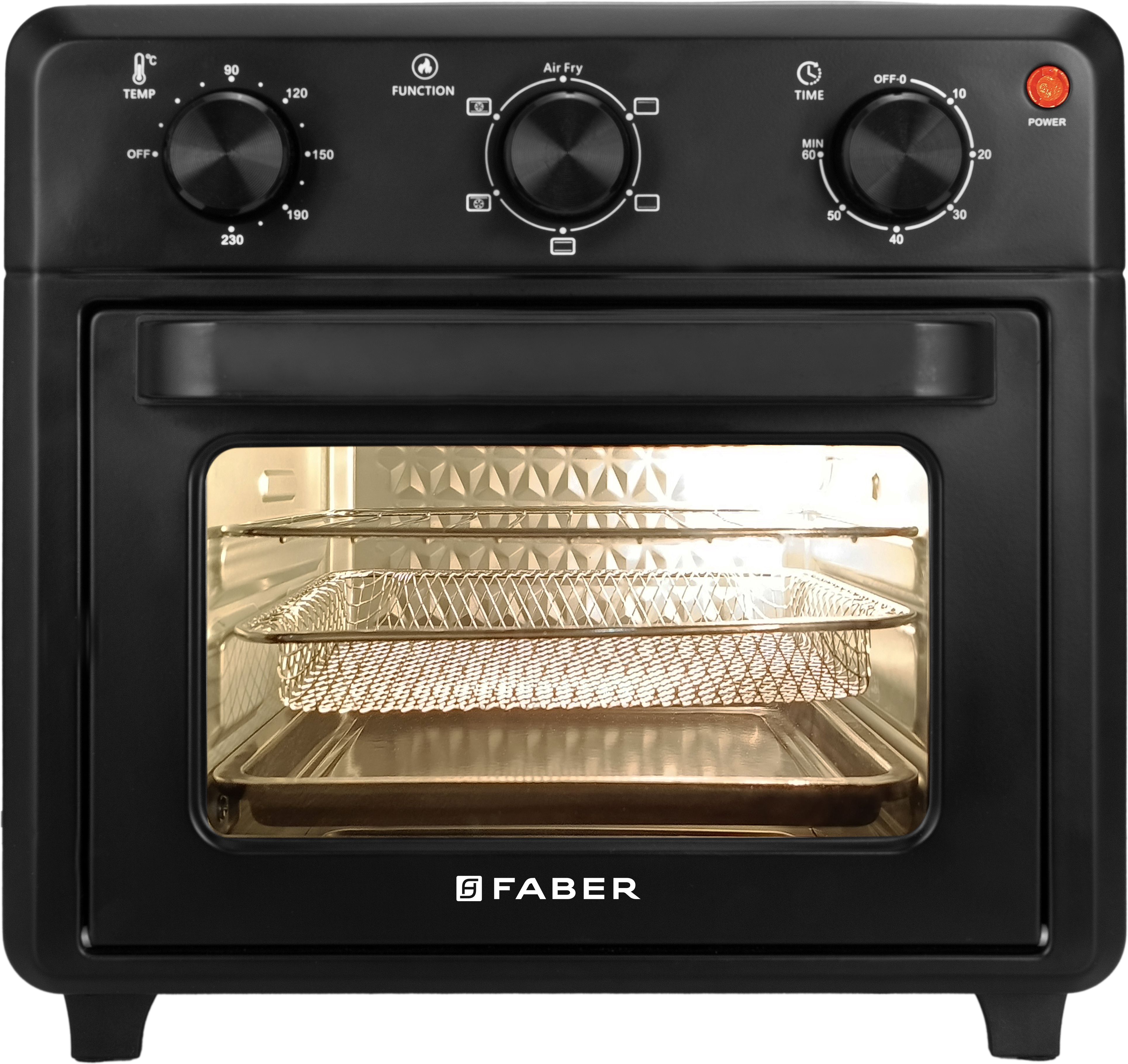 faber Air Oven 18L 1500W|View Window|5 Preset Auto Program|FAO FryMax 18 BK Air Fryer-picture-49