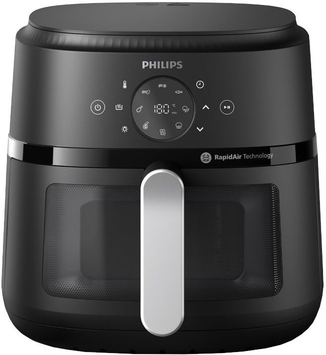 NA231/00 with touch panel & Cooking window, uses up to 90% less fat, 1700W, with Rapid Air Technology Air Fryer-image-22