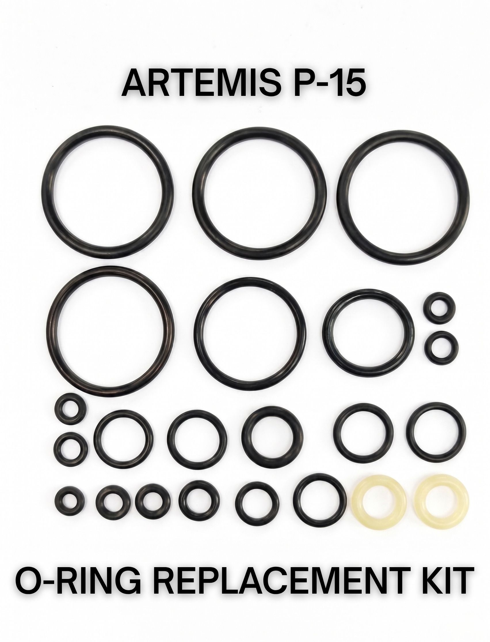 rubeexon india O-Ring Kit For Artemis P-15 PCP Airgun | 23 Piece NBR & PU Rubber O-ring Weaver Airgun Scope Mount-picture-31