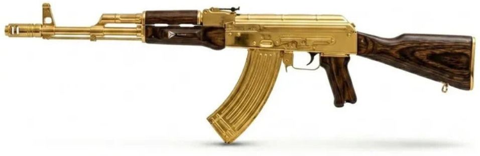 AK47 Gold Pro Gel Blaster Fixed Air Gun Scope-image-13