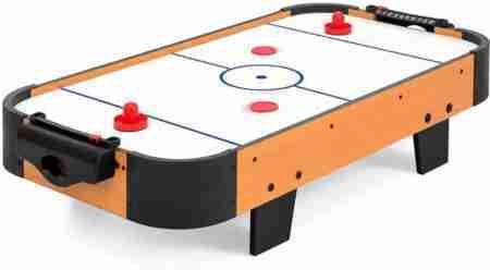 Kids Mini Air Hockey Table – Electric Air Hockey Game Set for Fun Play Air Hockey Table