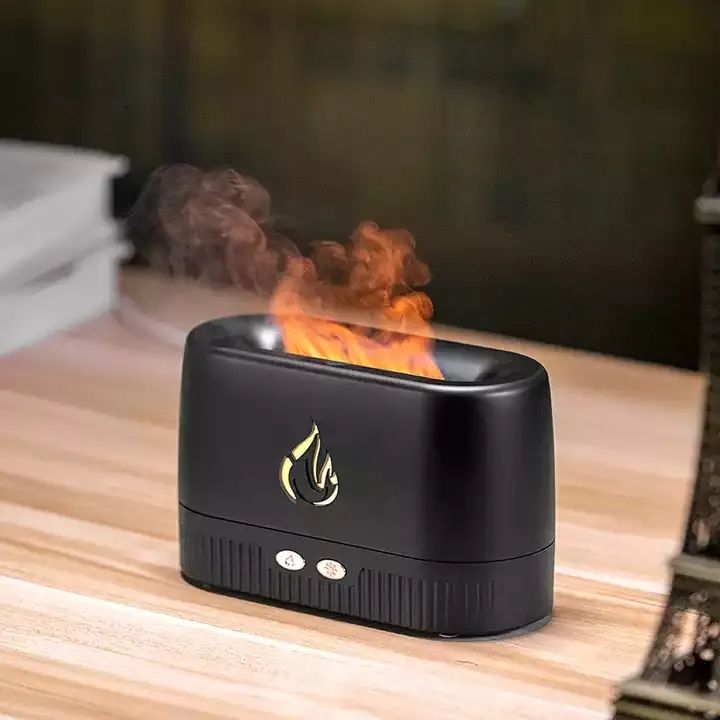 Techdash FlameMist H3 Ultrasonic Aroma Diffuser Humidifier with LED Night Lamp Home, Bedroom, Office Desk, Living Room, Yoga & Meditation Space, Spa & Relaxation Areas Diffuser-image-38