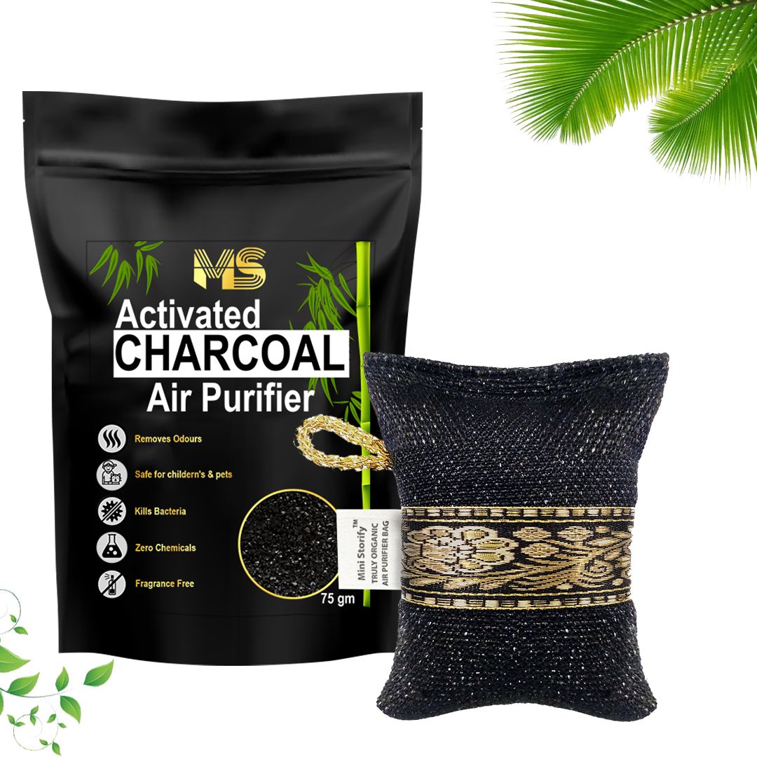 mini storify Activated Bamboo Charcoal Air Purifying Bag 75g Deodorizer and Dehumidifier Portable Car Air Purifier-picture-20