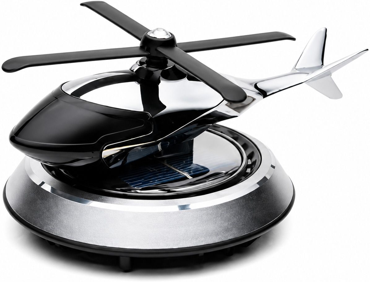 Helicopter Solar Car Air Freshener Car Air Purifier-image-14