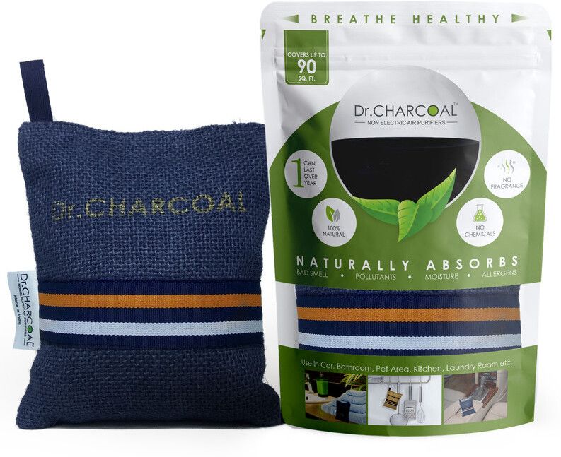 Car Air Purifier Bag to remove Bad Smell & Moisture (Modish Neel, 200g) Portable Car Air Purifier