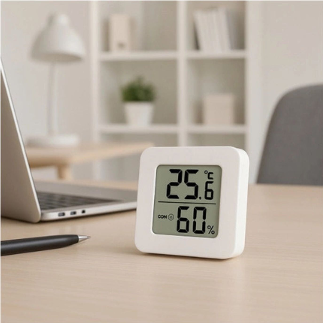 Digital Temperature and Humidity Meter for Home & Office Indoor Hygrometer Air Quality Meter-image-11