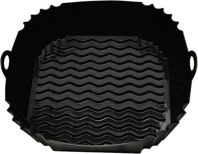 1 Pcs Black Square Silicone Tray – Safe for High Heat Airfryer Tray-image-20
