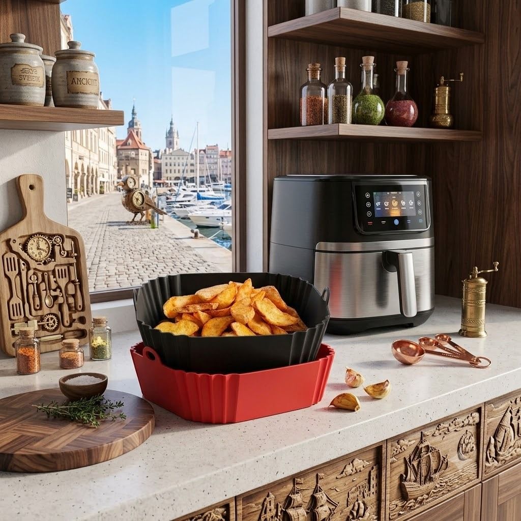 2 PCS Non-Stick Cookware(RBL,SQUARE) Airfryer Tray-image-38