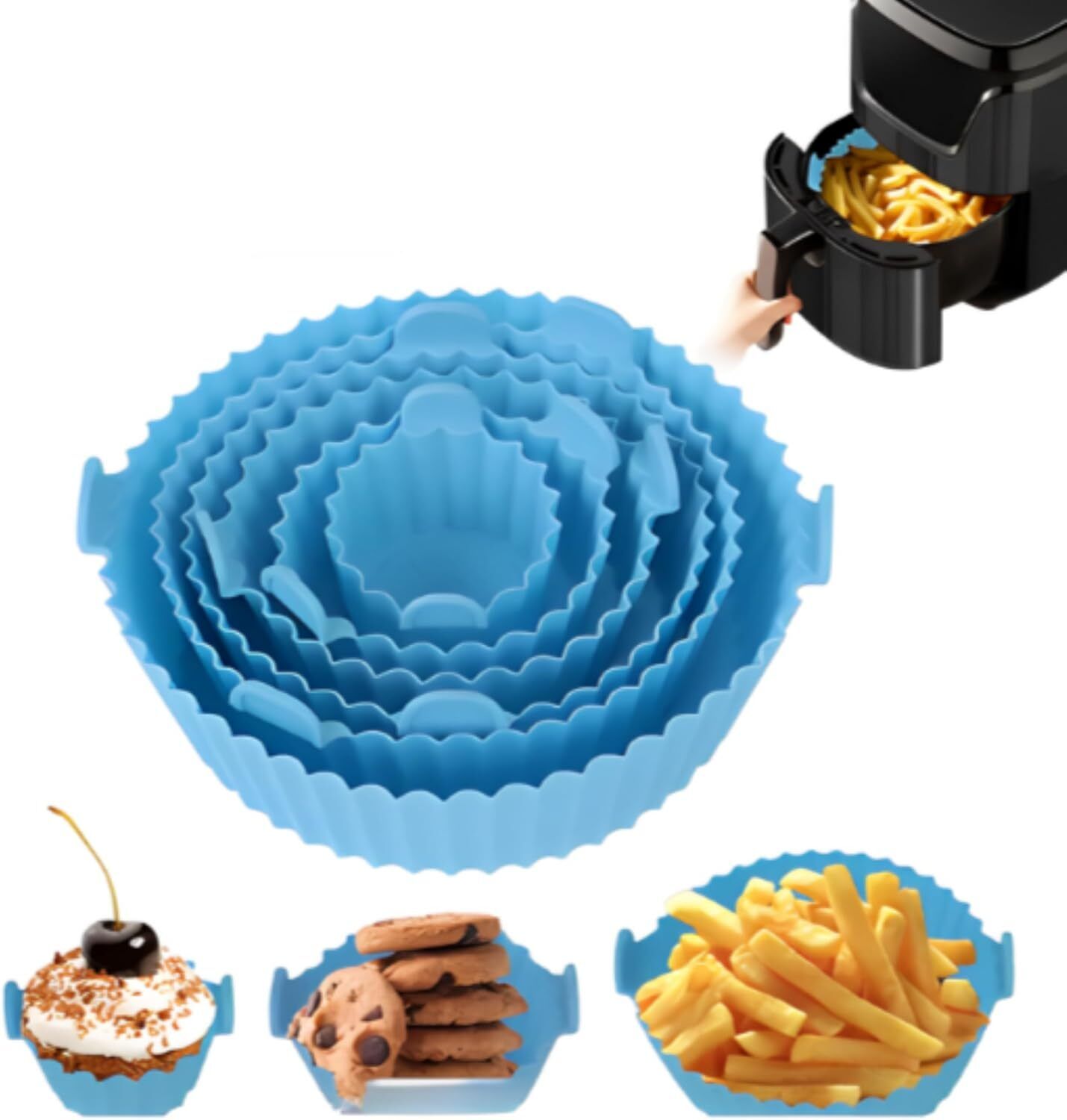 AIR FRYER SILICONE BAKING TRAY Airfryer Tray