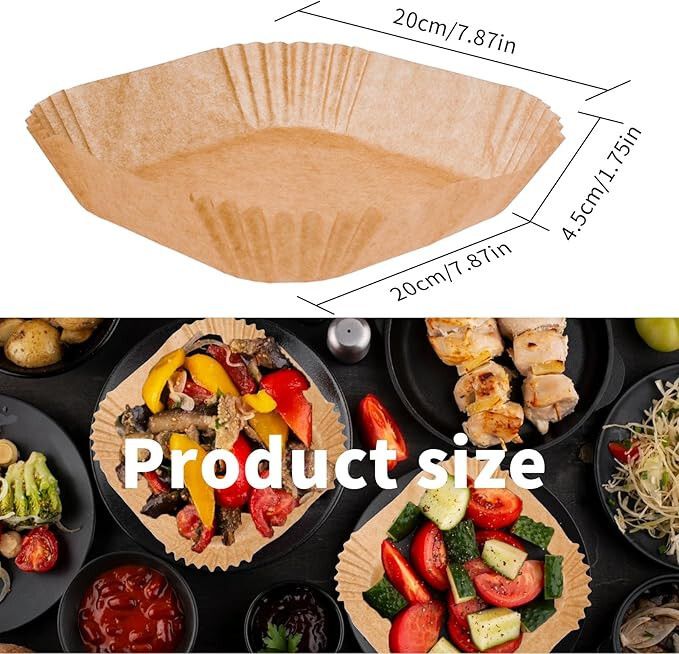 100Pcs Air Fryer Baking Paper Square Air Fryer-image-34