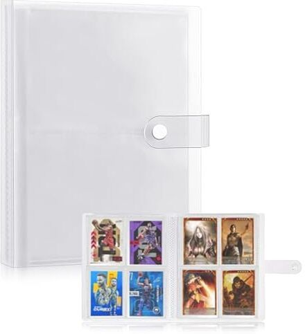 serplex Trading Cards Organizer Holder 240Pcs Double Sided Book for Collectible Cards Album-picture-15
