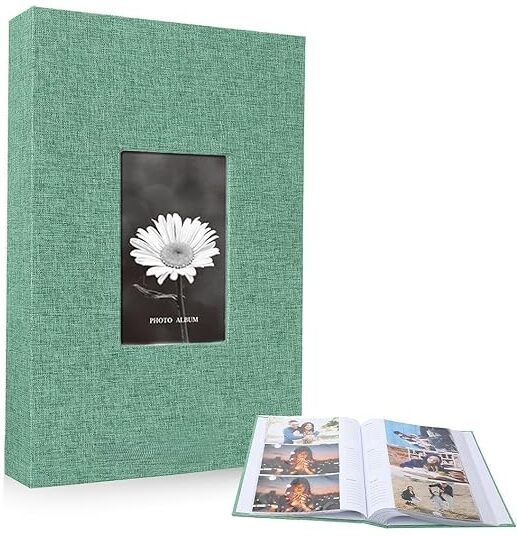 aethra Photo Album 300 Pockets Hardcover Memory Book Green Album-picture-13