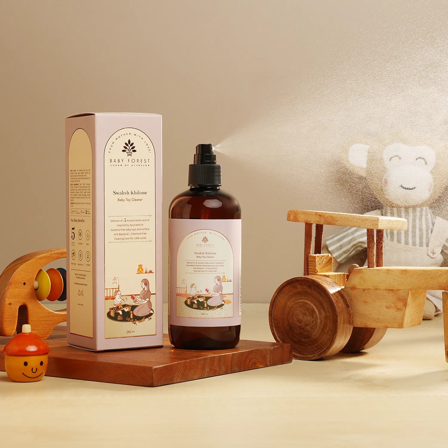 baby forest Swaksh Khilone Ayurvedic Baby Toy & Surface Cleaner-picture-10